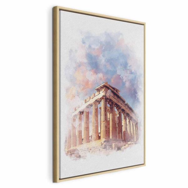 Tableau - Painted Parthenon (1 Part) Vertical