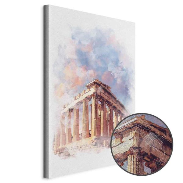 Tableau - Painted Parthenon (1 Part) Vertical