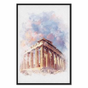Tableau - Painted Parthenon (1 Part) Vertical