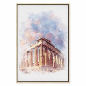 Tableau - Painted Parthenon (1 Part) Vertical