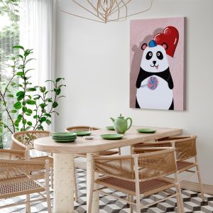 Tableau - Panda with a Balloon (1 Part) Vertical