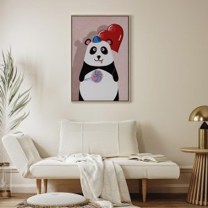 Tableau - Panda with a Balloon (1 Part) Vertical