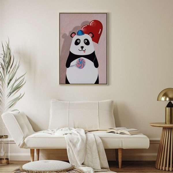 Tableau - Panda with a Balloon (1 Part) Vertical