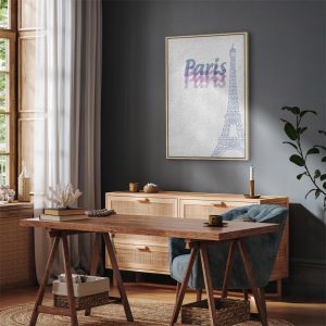 Tableau - Paris in Watercolours (1 Part) Vertical