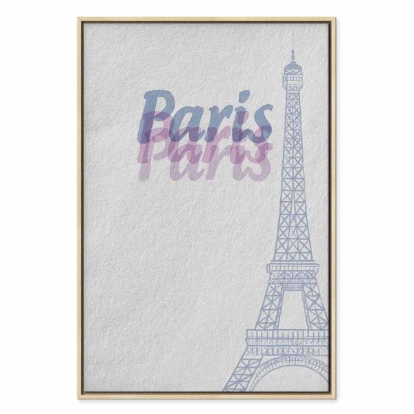 Tableau - Paris in Watercolours (1 Part) Vertical
