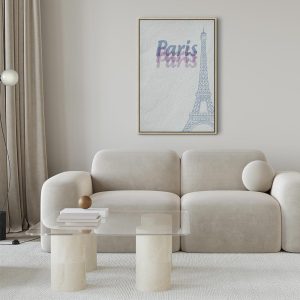 Tableau - Paris in Watercolours (1 Part) Vertical