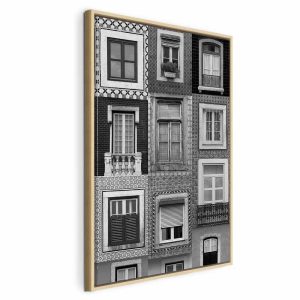 Tableau - Patterned Windows (1 Part) Vertical