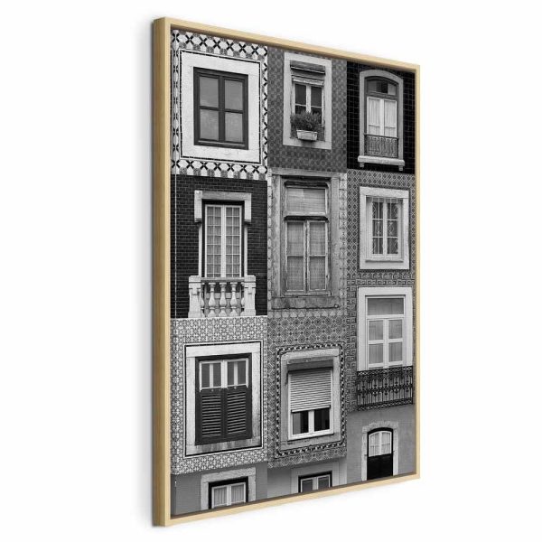 Tableau - Patterned Windows (1 Part) Vertical