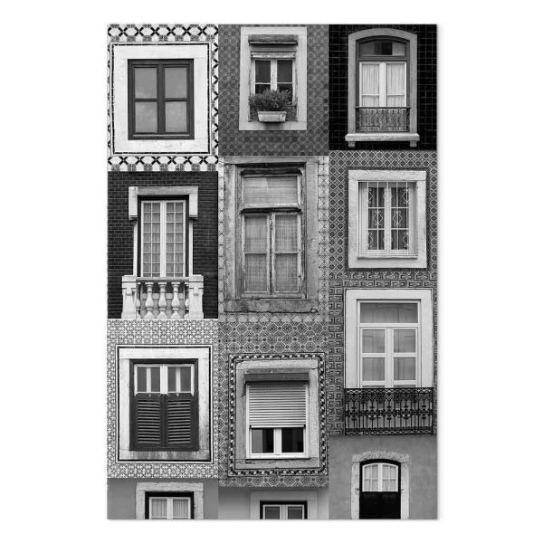 Tableau - Patterned Windows (1 Part) Vertical