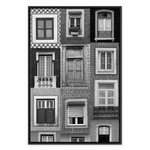 Tableau - Patterned Windows (1 Part) Vertical