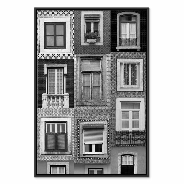 Tableau - Patterned Windows (1 Part) Vertical