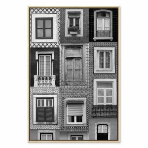 Tableau - Patterned Windows (1 Part) Vertical