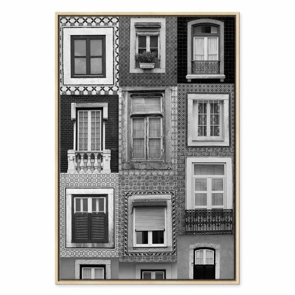 Tableau - Patterned Windows (1 Part) Vertical