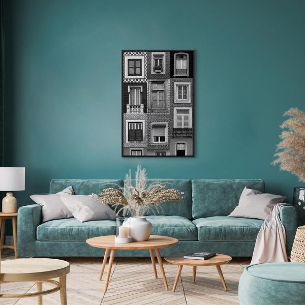 Tableau - Patterned Windows (1 Part) Vertical