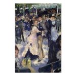 Tableau - Pierre-Auguste Renoir – Le Moulin de la Galette, detail of the dancers
