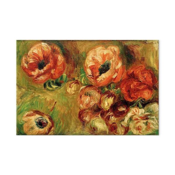 Tableau - Pierre-Auguste Renoir – Les Anémones