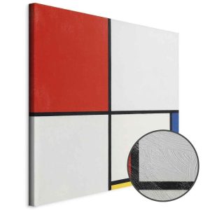 Tableau - Piet Mondrian – Composition No III, with red, blue, yellow and black