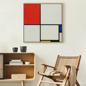 Tableau - Piet Mondrian – Composition No III, with red, blue, yellow and black