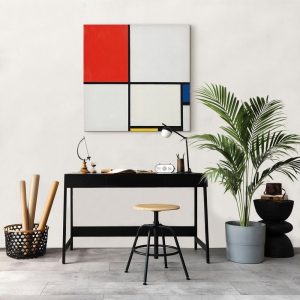 Tableau - Piet Mondrian – Composition No III, with red, blue, yellow and black