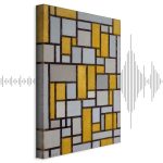 Tableau - Piet Mondrian – Composition with grid 7