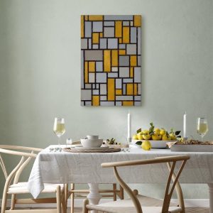 Tableau - Piet Mondrian – Composition with grid 7