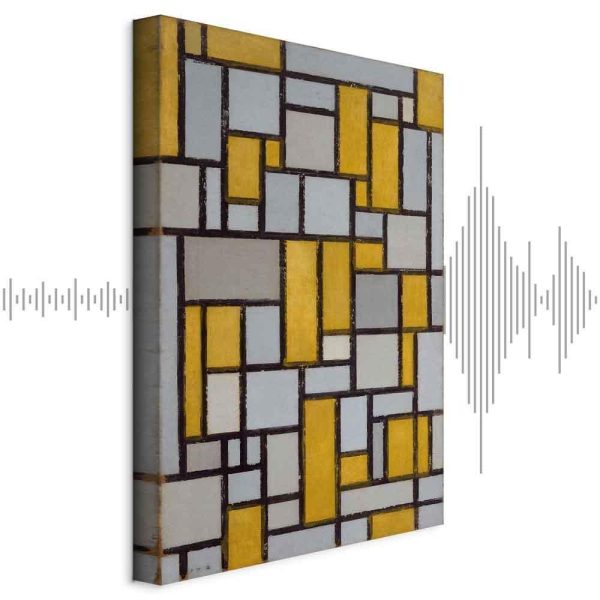 Tableau - Piet Mondrian – Composition with grid 7 Tableau - Piet Mondrian – Composition with grid 7
