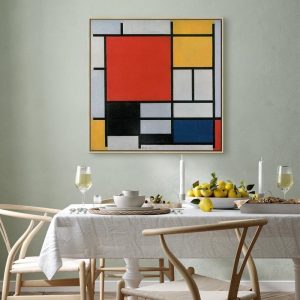 Tableau - Piet Mondrian – Composition with red, yellow blue and black
