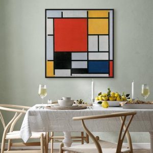 Tableau - Piet Mondrian – Composition with red, yellow blue and black