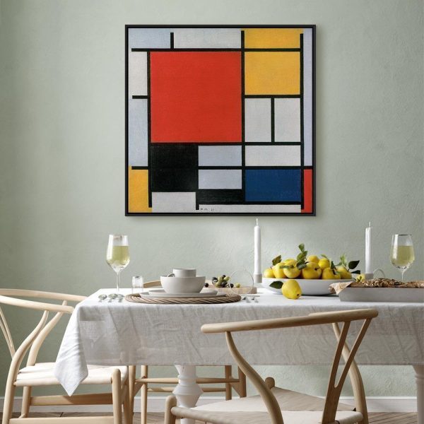 Tableau - Piet Mondrian – Composition with red, yellow blue and black