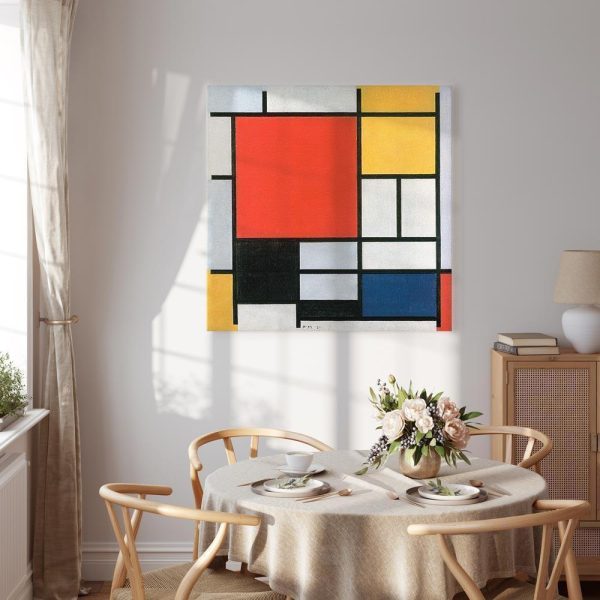 Tableau - Piet Mondrian – Composition with red, yellow blue and black