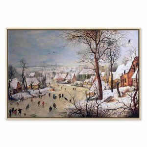 Tableau - Pieter Bruegel the Elder – Winter Landscape with Birdtrap