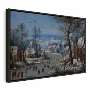 Tableau - Pieter Brueghel the Younger – Winter Landscape with a Bird Trap