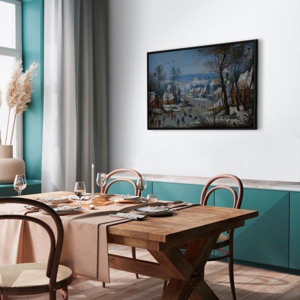 Tableau - Pieter Brueghel the Younger – Winter Landscape with a Bird Trap