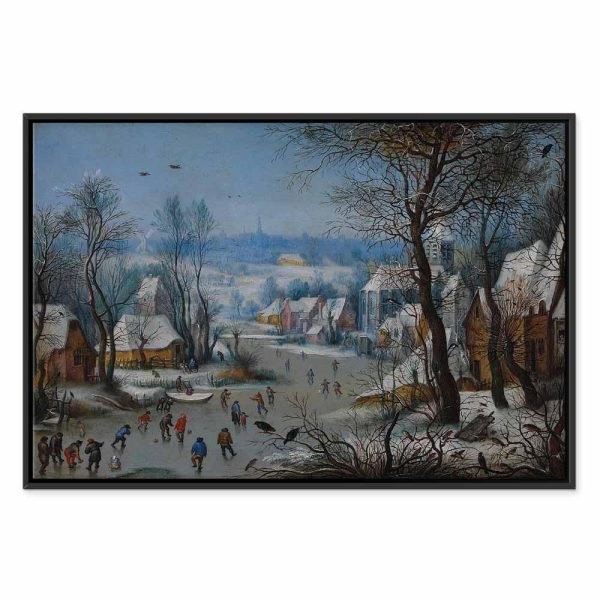 Tableau - Pieter Brueghel the Younger – Winter Landscape with a Bird Trap