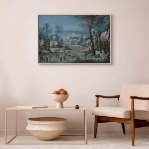 Tableau - Pieter Brueghel the Younger – Winter Landscape with a Bird Trap