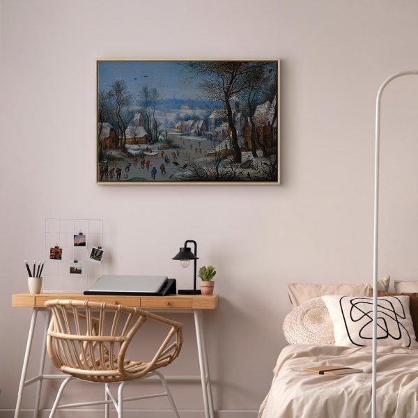 Tableau - Pieter Brueghel the Younger – Winter Landscape with a Bird Trap