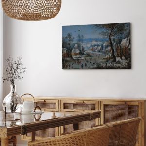 Tableau - Pieter Brueghel the Younger – Winter Landscape with a Bird Trap