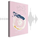 Tableau - Pink Accent (1 Part) Vertical