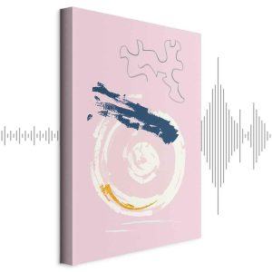 Tableau - Pink Accent (1 Part) Vertical