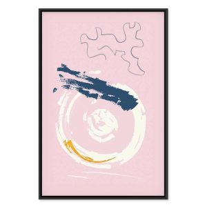 Tableau - Pink Accent (1 Part) Vertical