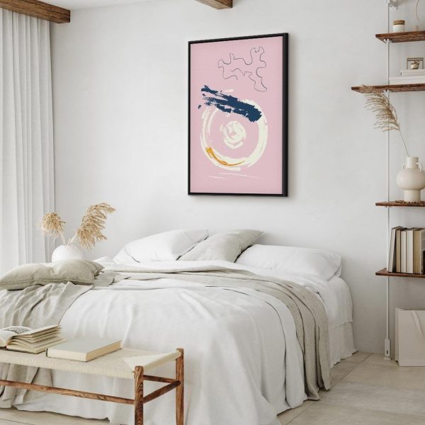 Tableau - Pink Accent (1 Part) Vertical