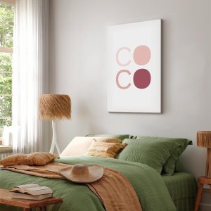 Tableau - Pink Coco (1 Part) Vertical