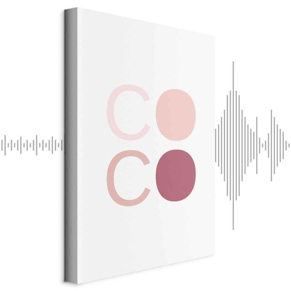 Tableau - Pink Coco (1 Part) Vertical Tableau - Pink Coco (1 Part) Vertical