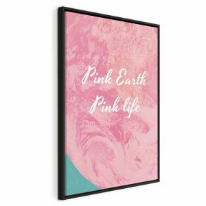 Tableau - Pink Earth, Pink Life (1 Part) Vertical