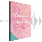 Tableau - Pink Earth, Pink Life (1 Part) Vertical
