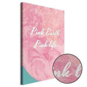Tableau - Pink Earth, Pink Life (1 Part) Vertical