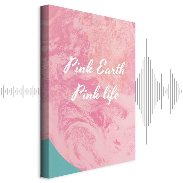 Tableau - Pink Earth, Pink Life (1 Part) Vertical Tableau - Pink Earth, Pink Life (1 Part) Vertical
