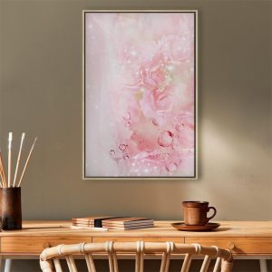 Tableau - Pink Nature (1 Part) Vertical