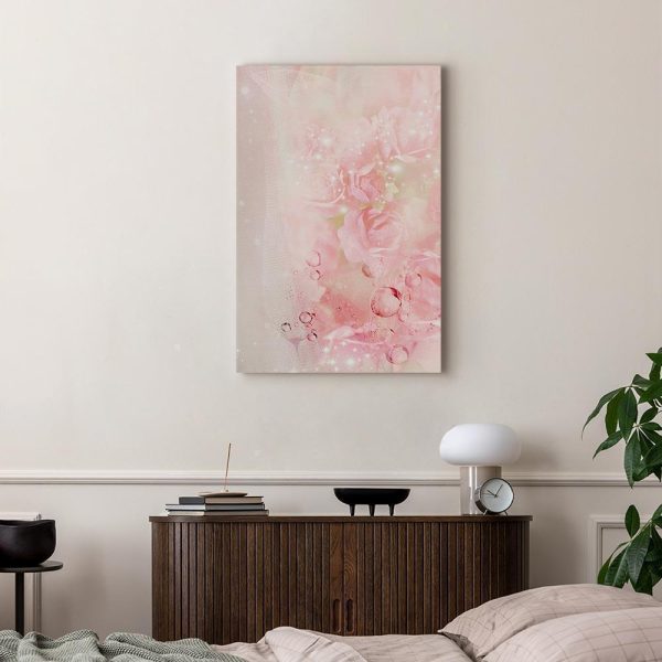 Tableau - Pink Nature (1 Part) Vertical