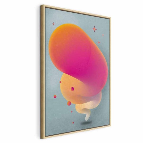 Tableau - Pink Streak (1 Part) Vertical